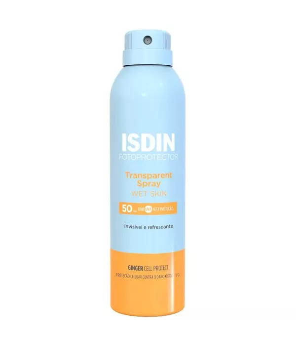  Isdin Protetor Solar Corporal Transparente Spray FPS 50 250ml