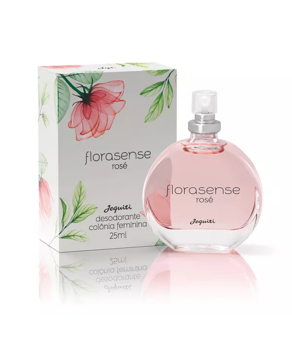 Jequiti Colônia Miniatura Feminina Florasense Rosé 25ml
