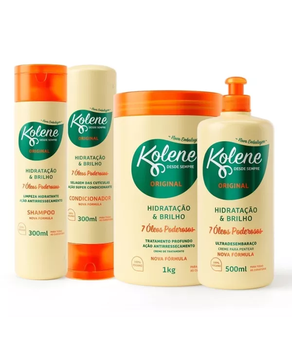 Kolene Kit Original Hidratação & Brilho