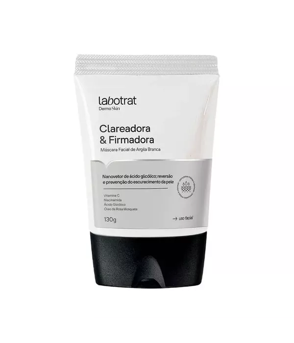 Labotrat Máscara Facial de Argila Branca Clareadora & Firmadora 130g