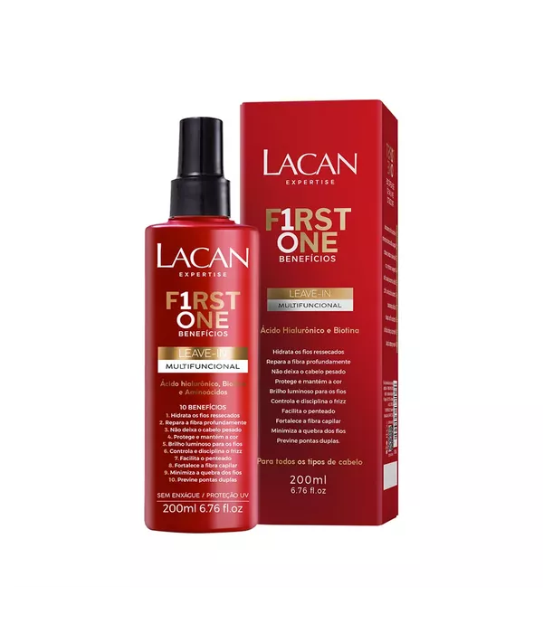 Lacan Leave-in F1RST ONE benefícios 200ml