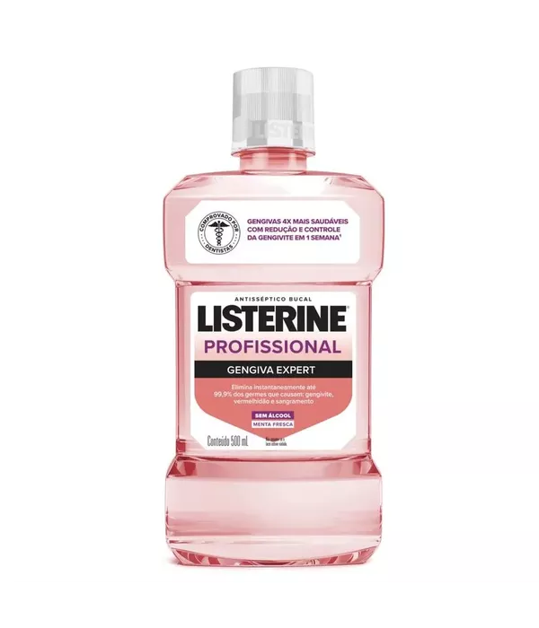 Listerine Profissional Gengiva Expert Sem Álcool 500ml