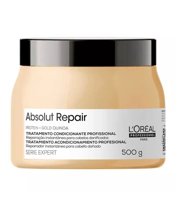 L'Oréal Professionnel Absolut Repair Gold Quinoa + Protein - Máscara de Tratamento 500g
