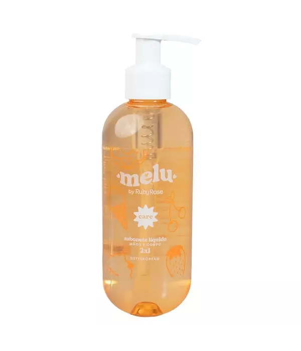 Melu by Ruby Rose Sabonete Líquido 2x1 Mãos e Corpo Melu Buttercream 250ml