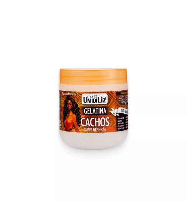 Gelatina Superdefinição Cachos Umidiliz Óleo de Argan 500g