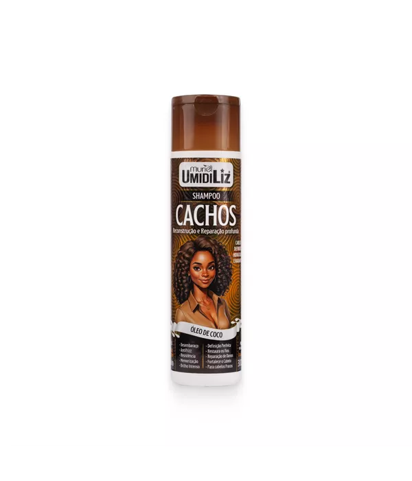 Shampoo Cachos Umidiliz Óleo de Coco