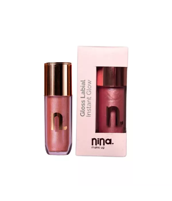 Nina Make Up Gloss Labial Instant Glow 4ml Turmalina