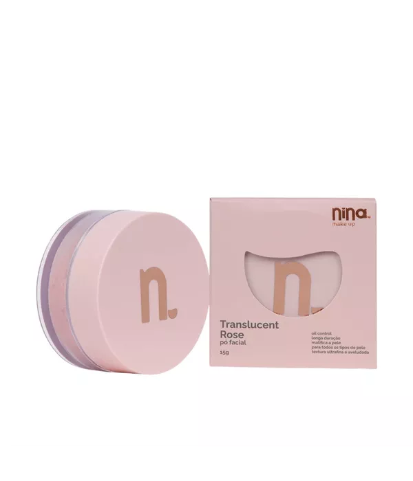 Nina Make Up Translucent Rosé Pó Facial 15g