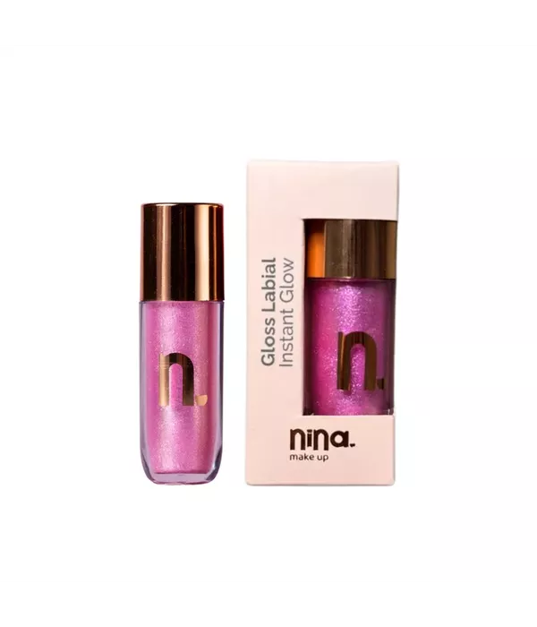 Nina Make Up Gloss Labial Instant Glow 4ml Ametista
