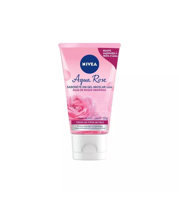 NIVEA Sabonete Facial em Gel Aqua Rose 150g