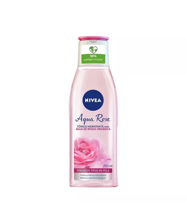 NIVEA Tônico Hidratante Aqua Rose 200ml