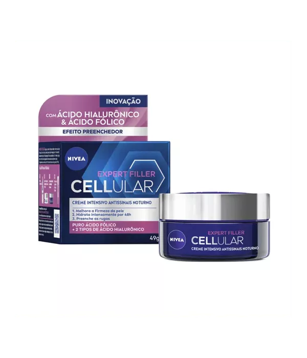 NIVEA Creme Facial Antissinais Noite Cellular