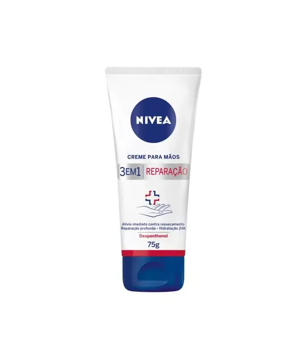 Nivea Creme para Mãos 3 em 1 Reparação 75g