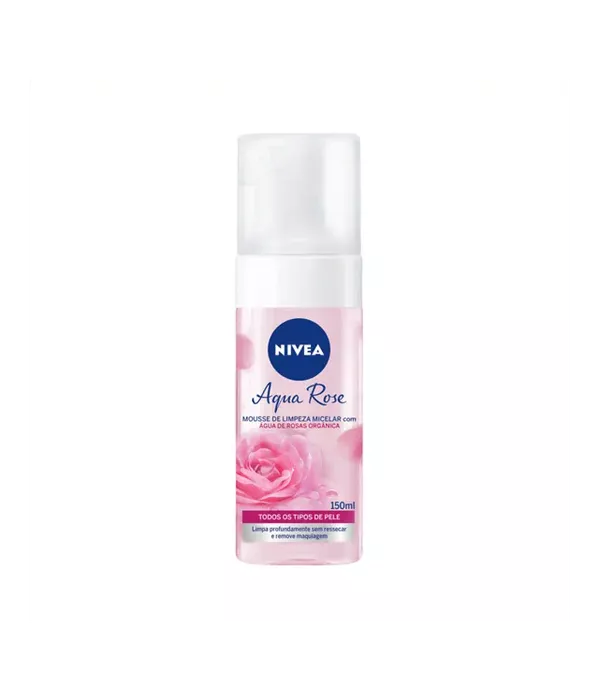 Nivea Aqua Rose Mousse de Limpeza Micelar 150ml