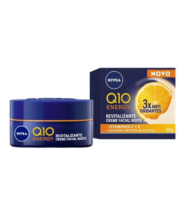NIVEA Creme Facial Antissinais Q10 Energy Noite 50g