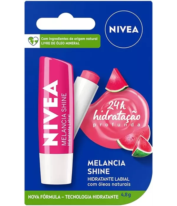 Nivea Hidratante Labial Melancia Shine 4,8g