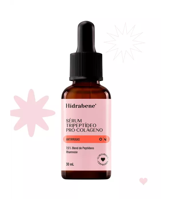 Hidrabene Sérum Tripeptídeo Pró-Colágeno Antirrugas 30ml 