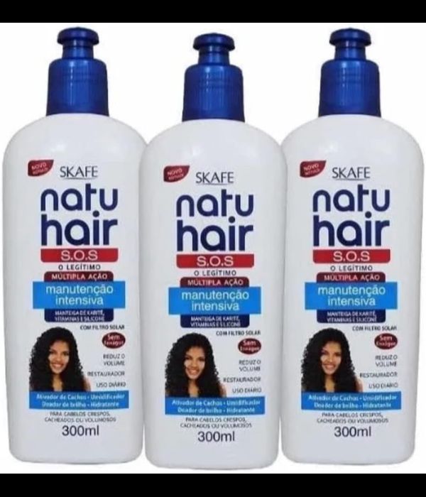 Natuhair S.O.S Manutenção Intensiva kit c/3 unidades de 300ml