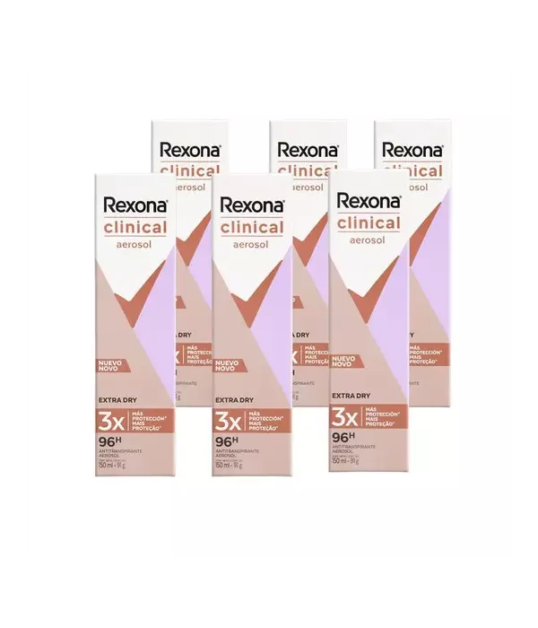 Rexona Clinical Aero Classic Kit c/6 unidades