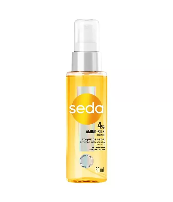 Seda Tratamento Sérum+ Óleo 4% Amino-Silk Complex 60ml