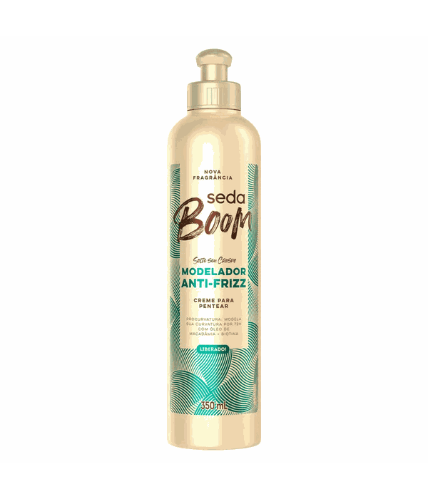 Seda Boom Modelador Anti-Frizz Creme para Pentear 350ml