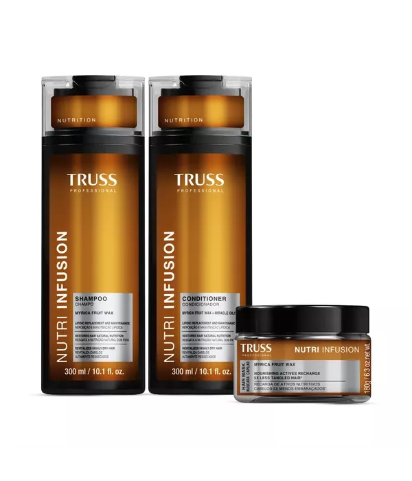 Truss Nutri infusion Kit Shampoo 300ml + Condicionador 300ml + Mask 180g