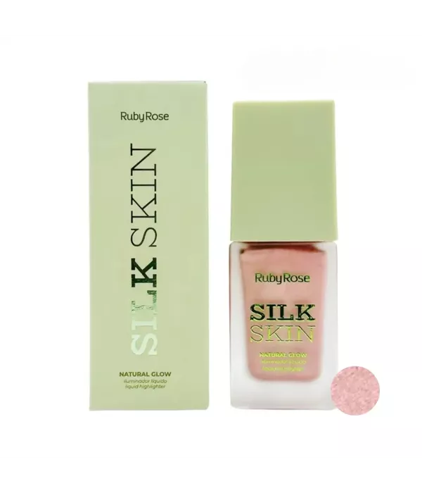 Ruby Rose Silk Skin Natural Glow Iluminador Líquido 24ml Pearl Essence