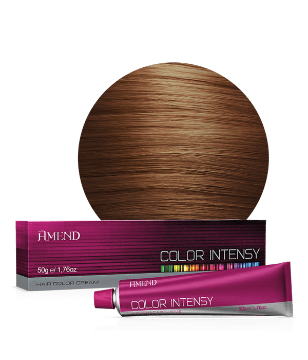 Amend Color Intensy Coloração Creme 6.34 Louro Escuro Dourado Acobreado 50g