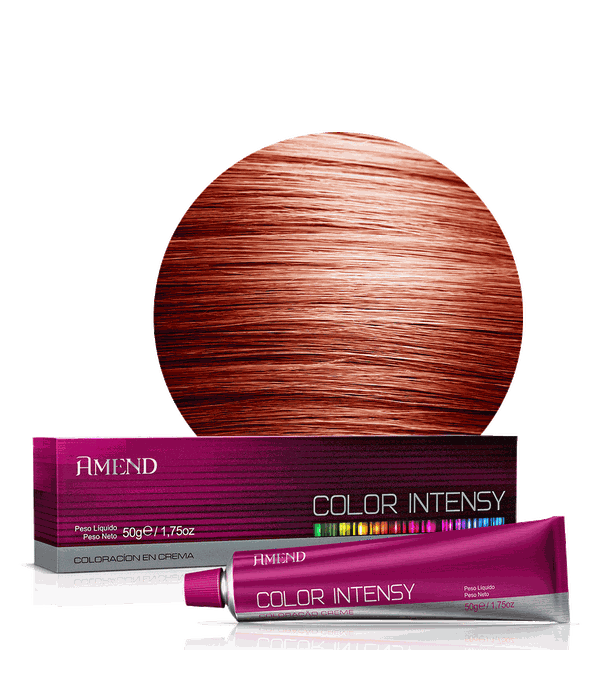 Amend Color Intensy Coloração Creme 7.46 Louro Médio Cobre Avermelhado 50g