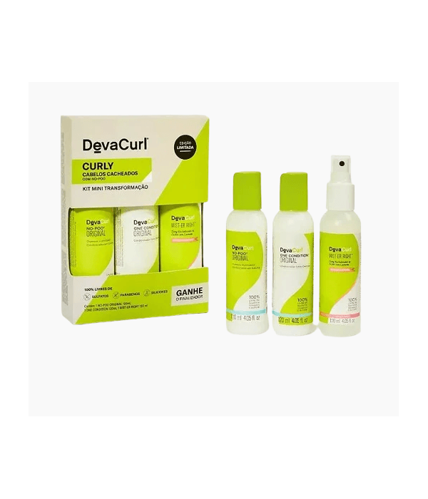 Deva Curl Curly Cabelos Cacheados Com No-Poo