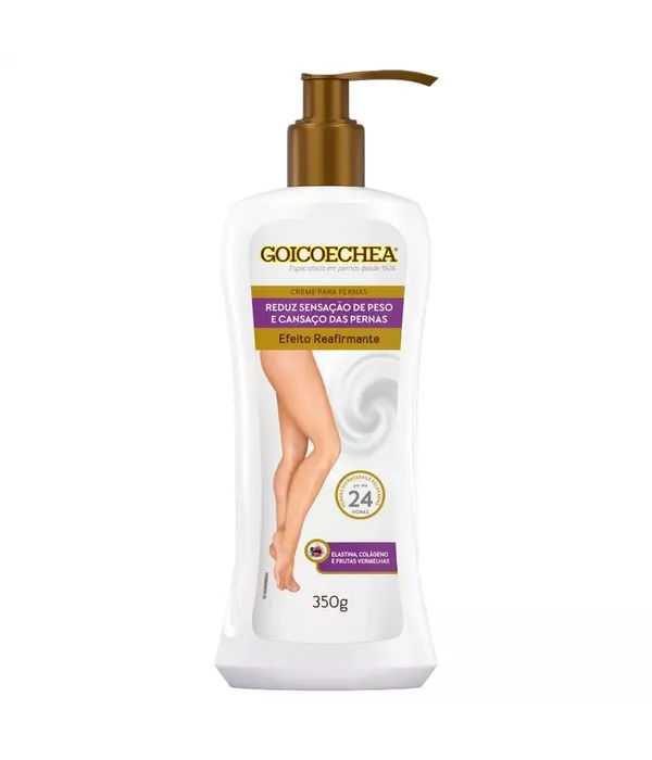 Goicoechea Creme para as Pernas Efeito Reafirmante Elastina, Colágeno e Frutas Vermelhas 350g