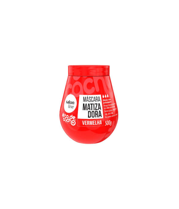 Salon Line Máscara Matizadora #todecacho Vermelha 500g