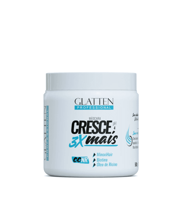 Glatten Máscara Cresce 3x Mais 500g