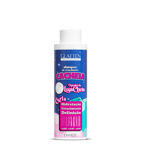 Glatten Shampoo de Crescimento Cacheia 500ml