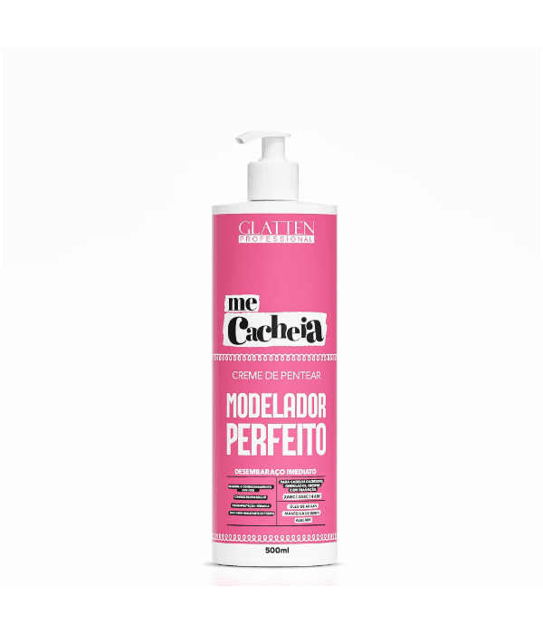 Glatten Me Cacheia Creme de Pentear Modelador Perfeito 500ml