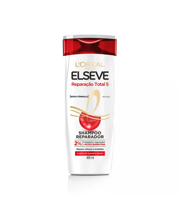 Shampoo Elseve Reparação Total 5+ 400mL