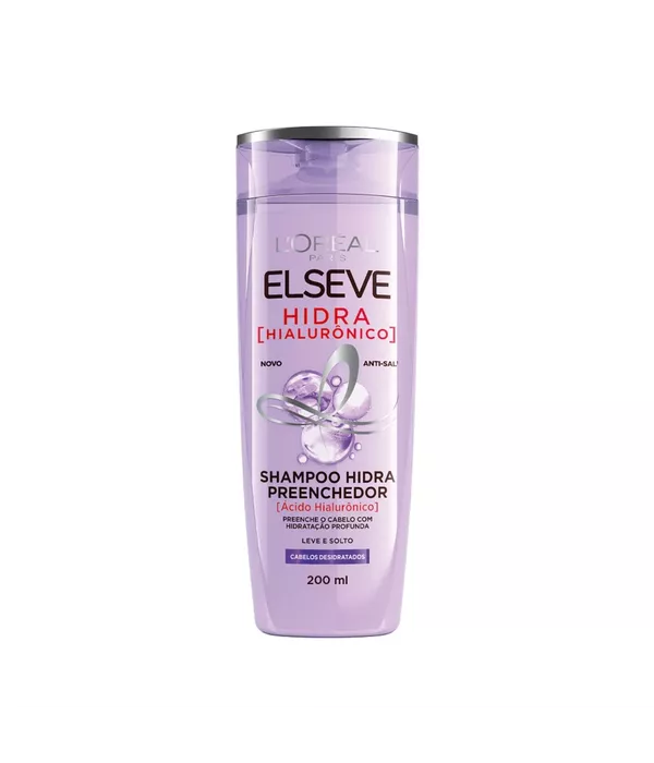 Shampoo Preenchedor Elseve Hidra Hialurônico 200mL