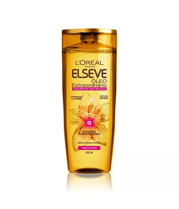 Shampoo Elseve Óleo Extraordinário 400ml