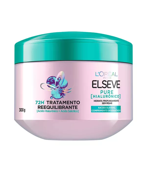 Creme de Tratamento L'Oréal Elseve Pure Hialurônico 300G