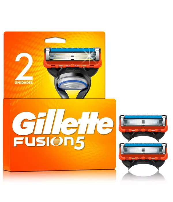 Carga para Aparelho de Barbear Gillette Fusion 5 com 2 unidades