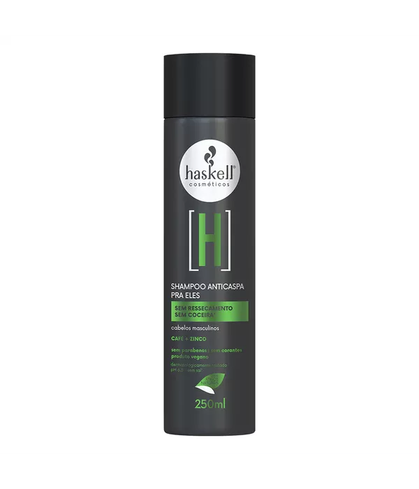 Haskell Shampoo Anticaspa Pra Eles 250ml