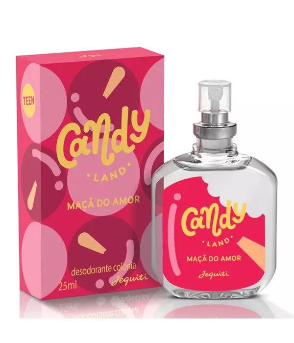 Jequiti Desodorante Colônia Candy Land Maçã do Amor 25ml