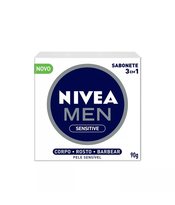 Nivea Men Sabonete 3 em 1 Sensitive 90g