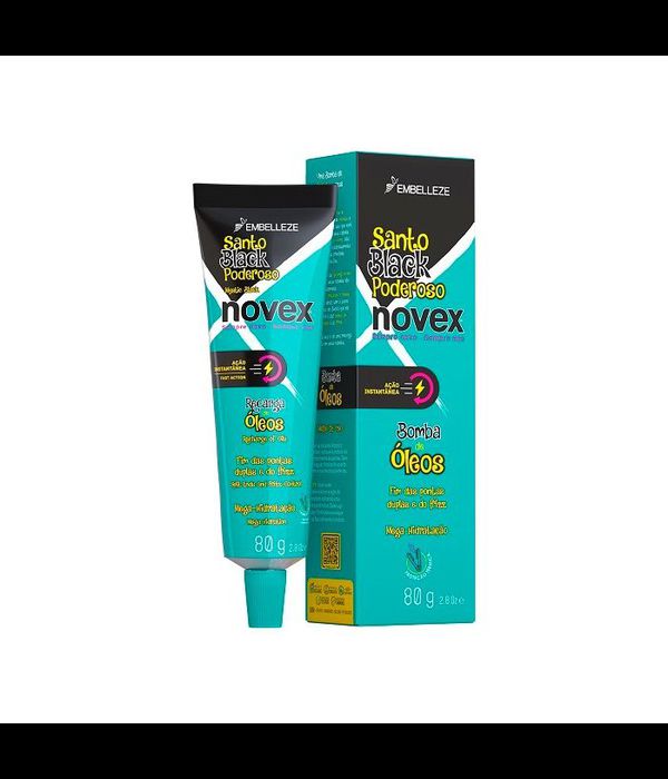 Novex Recarga Santo Black Poderoso 80g