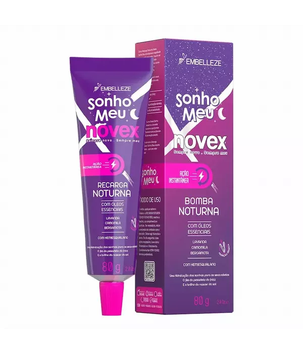 Novex Sonho Meu Recarga Noturna 80g