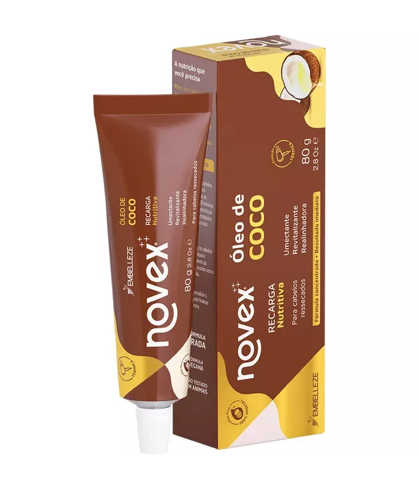 Novex Recarga Nutritiva Óleo de Coco 80G