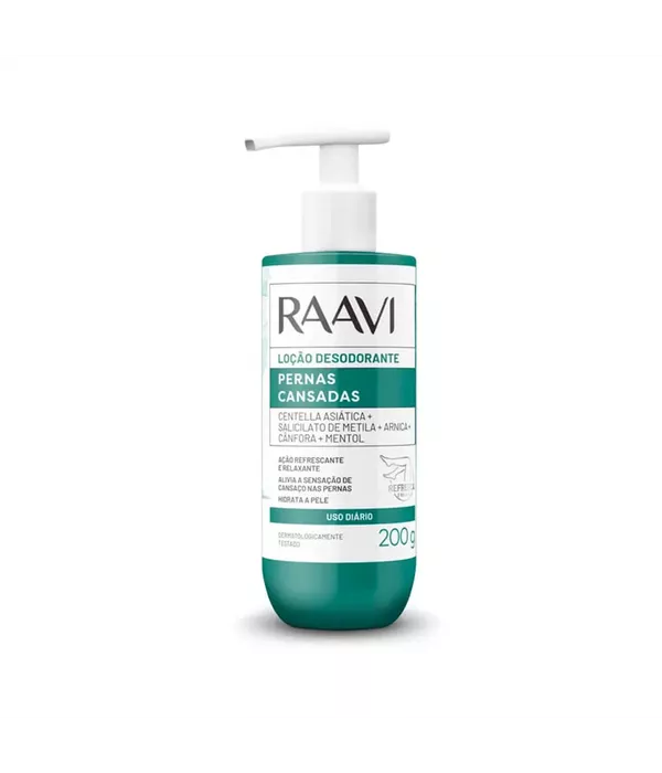 Raavi Loção Desodorante Pernas Cansadas 200g