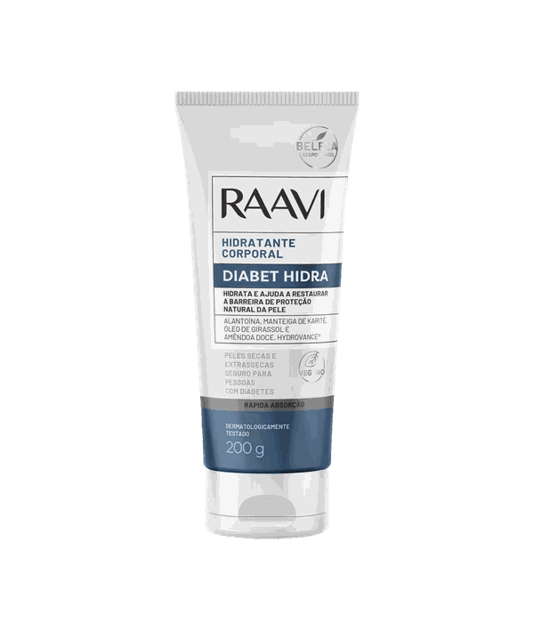 Raavi Hidratante Corporal Diabet Hidra 200g