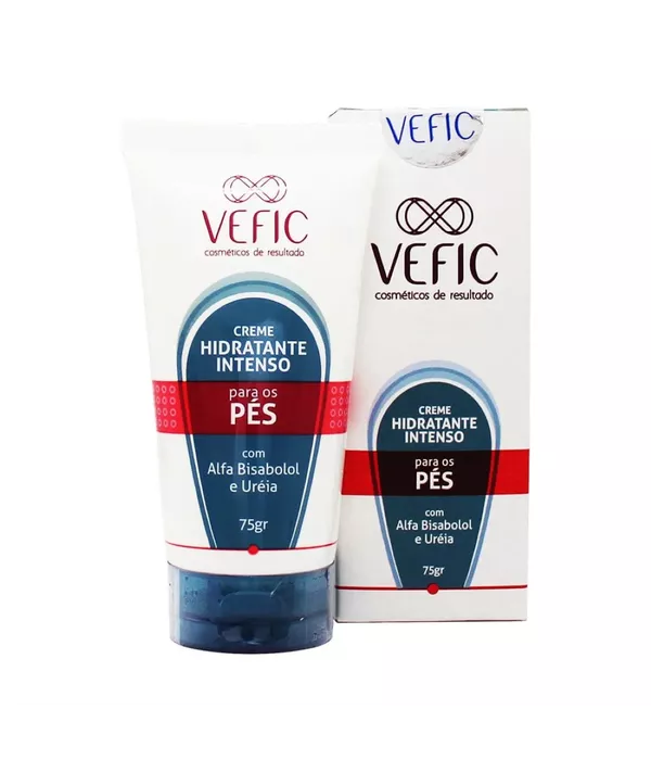 Vefic Cosméticos Creme Hidratante Intenso para os Pés 75gr