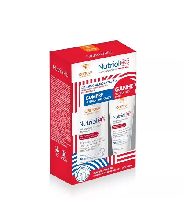 Darrow Nutriol Med Kit Loção Hidratante 390g + 100g